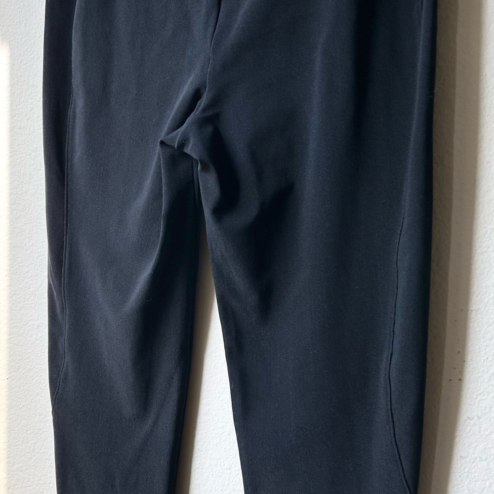 Spanx Micro Rib Knit Control Top Skimmer Leggings in Black Pants Women's Size XL - Picture 8 of 14